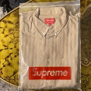 Jacquard Stripe Twill Shirt.